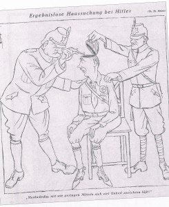 Caricatura de Hitler