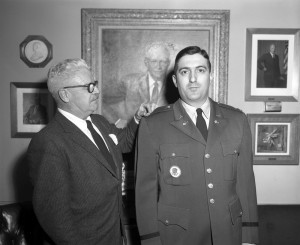 George J. McNally and Anthony S. Suglia in Promotion Ceremony for White House Army Signal Agency